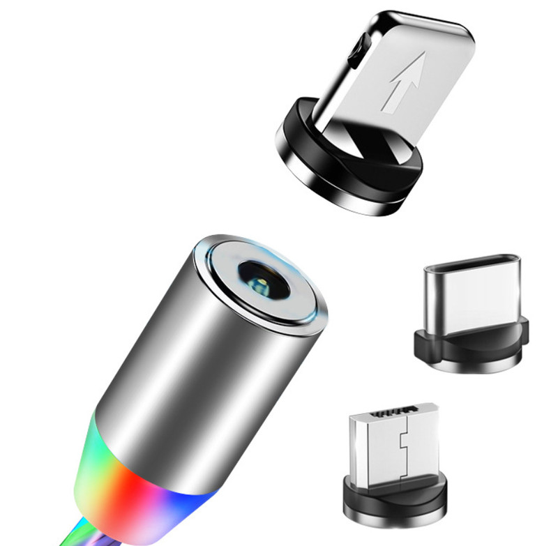 Compatible with Apple, Flowing Ligh Magnetic Streamer Data Line Cable for Iphone gallery