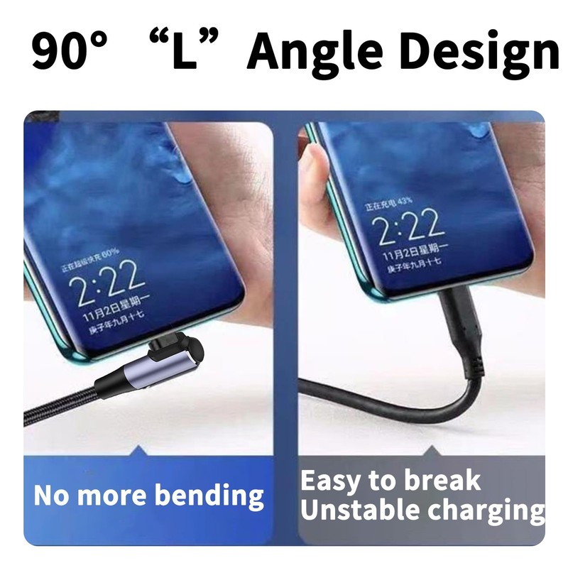 Right Angle USB to Micro USB Cable, 90Degree Micro USB Blind Plug to Charger ... gallery