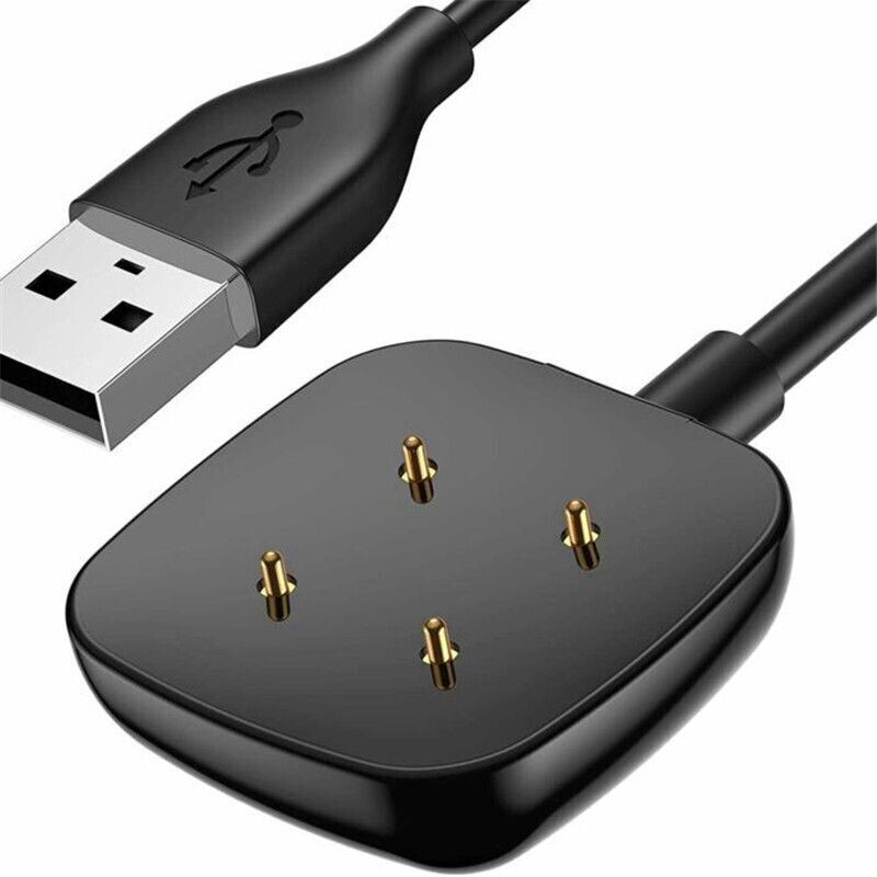 Compatible For Fitbit Sense Charger Portable USB Charging Cable 30cm 2 Pack gallery