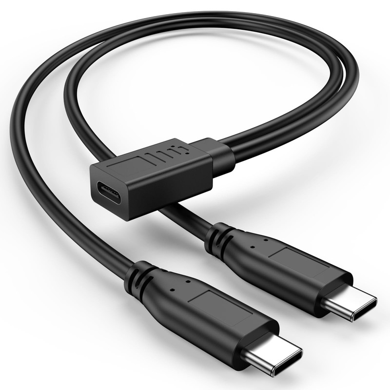USB Splitter 1 in 2 Out, USB Splitter, USB Female to Dual Port Power Charging…
