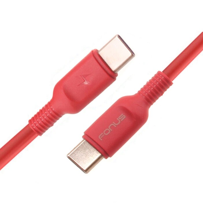 For Samsung Galaxy S23/Ultra/Plus – USB-C to Type-C Red 6ft Long Cable PD Fast