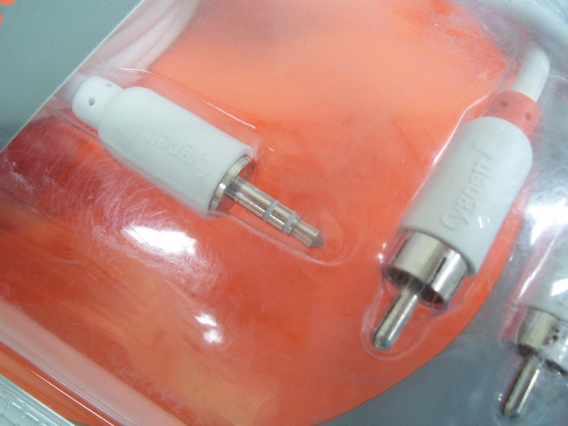 PHONE RCA CABLE IPOD MP3 PLAYER LAPTOP CD STEREO AUX 3.5MM 2CYGNETT CY-M-RCA gallery