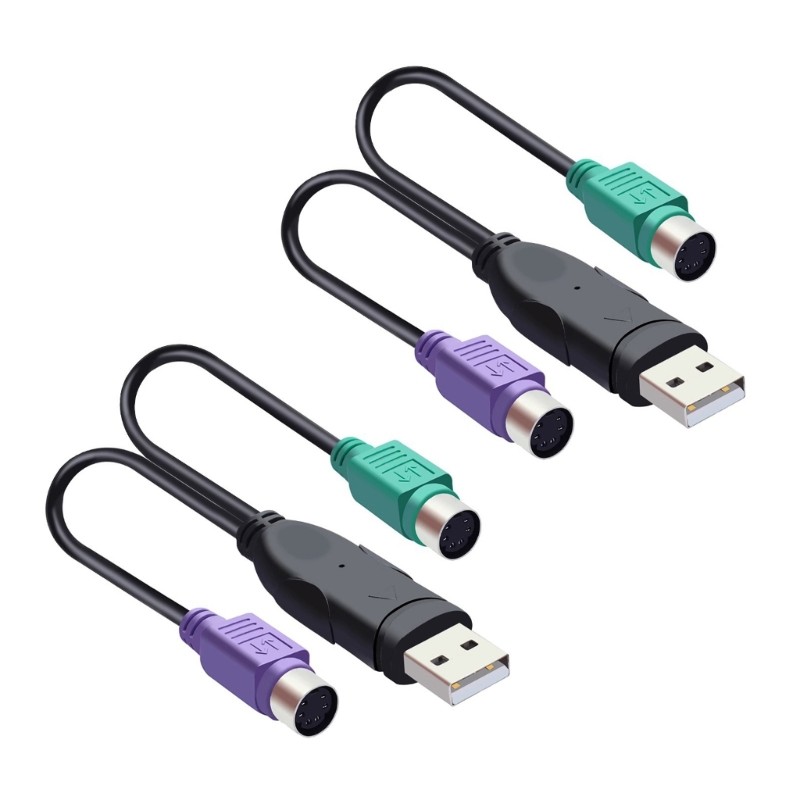 2pcs USB A To Double For 2 Female Adapter Cord For Devices Universal