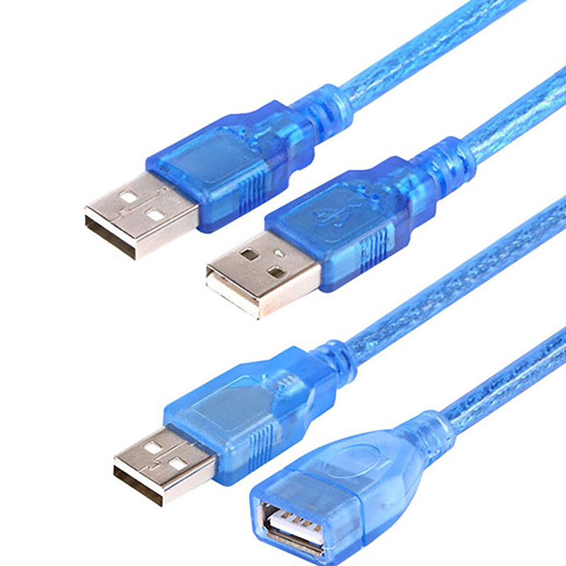 USB Extension Cable Lead Male to Male/Male to Female 0.5/1/1.42/2.7/4.7 Meter