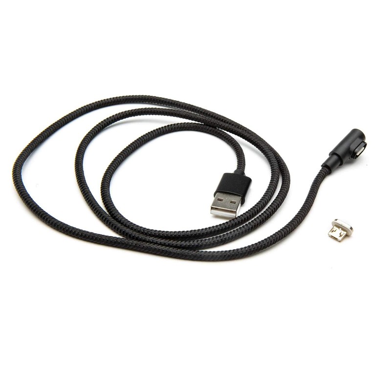 1 Set Magnetic Micro USB Charge Data Cable & Adapter For iX12 iX20 Black gallery
