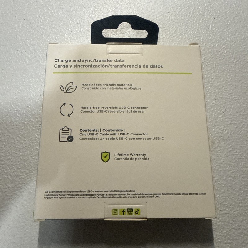 Puregear 6ft USB-C to USB-C Charging Cable gallery