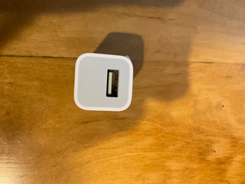 Apple 5W A1385 USB Power Adapter – iPhone Charger, Type A Wall Charger Open Box