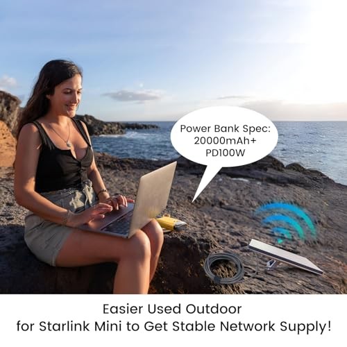 USB C to DC Power Cable for Starlink Mini, PD 100W Type C Fast Charging Cord gallery