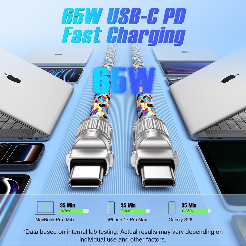 Lanyard Crossbody USB Fast Charging Cable for iPhone 17e/17 Max//17 /16e/16 M... gallery