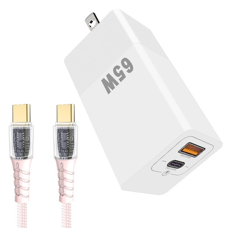Fast Charging Dock 65W PD3.0 Charger Type C Cable for OnePlus 10 Pro 5G T-Mobile