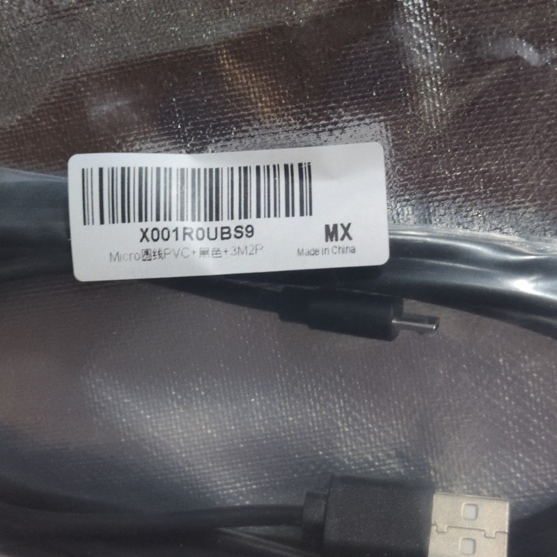 3M Black Micro-USB to USB Charging Cable Universal PVC X001ROUBS9 gallery