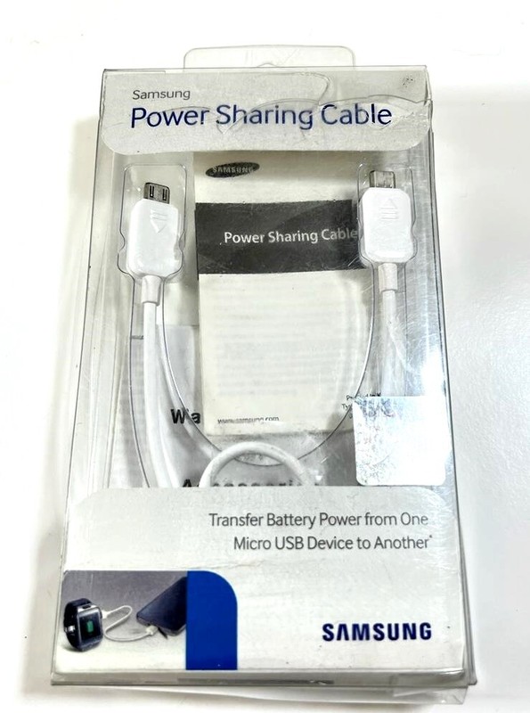 Samsung EP-SG900U Power Sharing Cable for Micro-USB Devices, White gallery