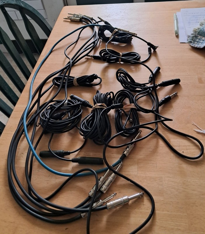 Huge Mixed Cable & Charger Lot – Audio, USB, Phone, Network, Power – Tested