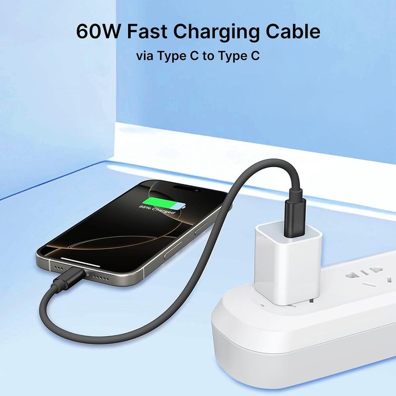 60W Multi Charging Cable Kit Adapters SIM Storage Mirror Phone Stand USB Type C gallery