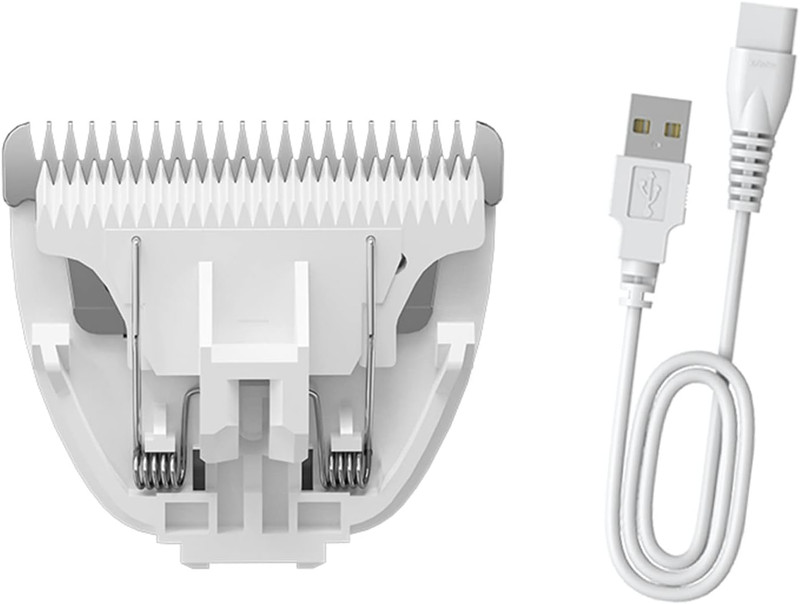 Replaceable Charging Cable& Standard Size Ceramic Blade Set,Pet Dog Hair Clipper