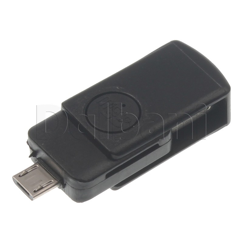 OTG Smart Card Reader 2.0 + Micro USB (D-311) for Universal Devices