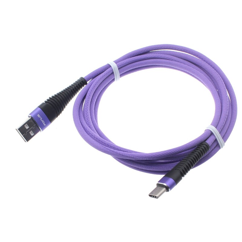 For Samsung Galaxy S20 S21 S22 10ft USB Cable Purple Type-C Charger Cord Power