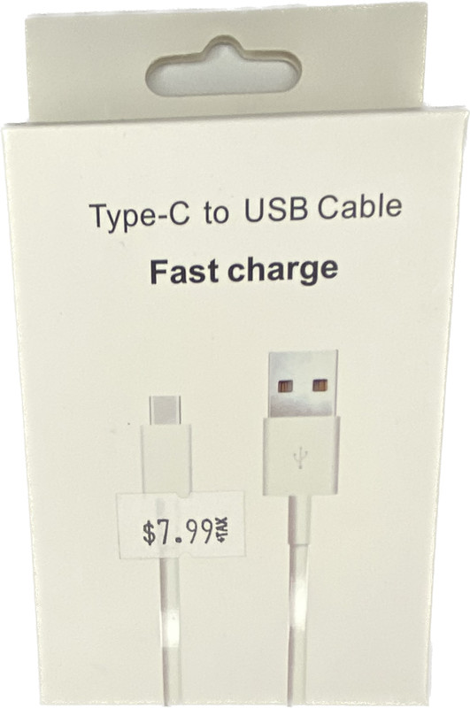 Type-C to USB Charging Cable (Fast Charge)