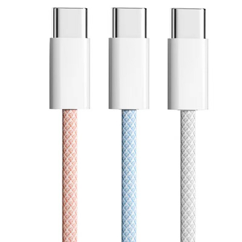 PD 100W Type C Cable Fast Charger Charging Cord Nylon 3FT For iPhone 15 Samsung gallery