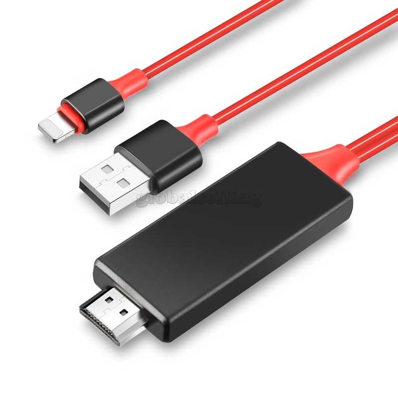For Apple iPhone 11 Pro/Pro Max Mirroring HDMI Cable Phone to TV 4K HDTV Adapter gallery