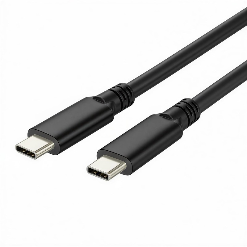 USB 4.0 to USB Link Cable(16.5ft), 20Gbps 100W Fast Charging USB Cable, 8K HD…