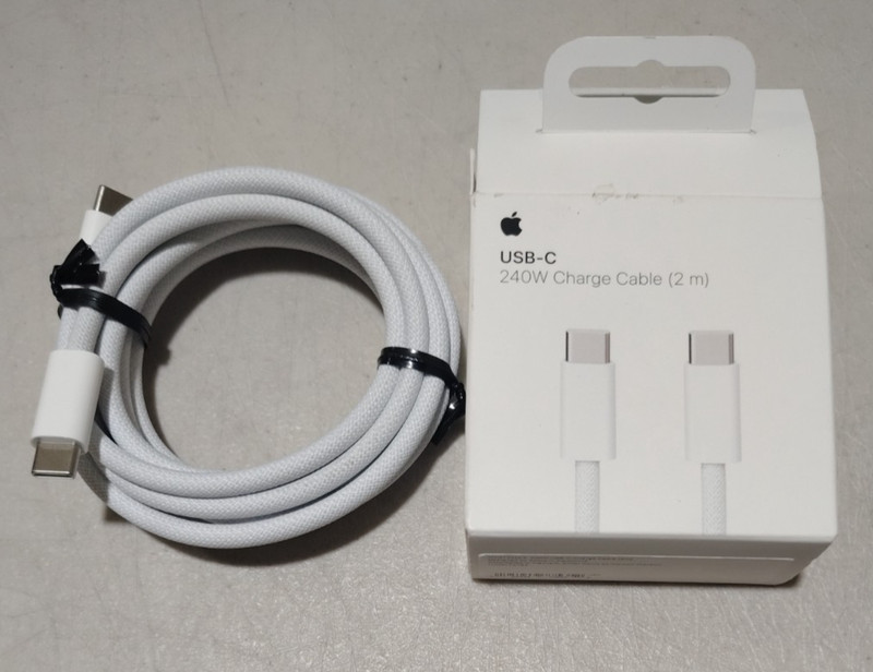 Genuine Apple 240W USB-C Charge Woven Cable for Macbook Pro iPad iphone 17 16 2M