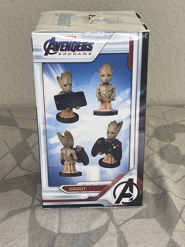 Marvel Groot Controller Cell Phone Holder By Cable Guys - 2 In 1 Micro USB Cable gallery