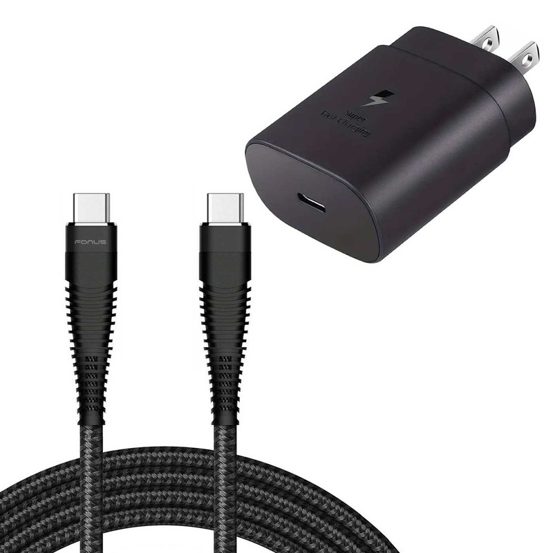 For Galaxy Z Fold 3/4/5/6/7 – 25W Fast Home Charger 10ft