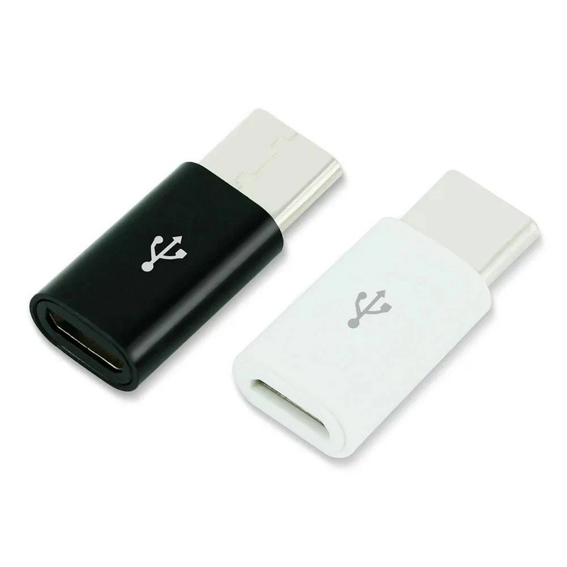 5 Pack Micro USB to Type C Adapter Converter Micro-B to USB-C Connector USA gallery