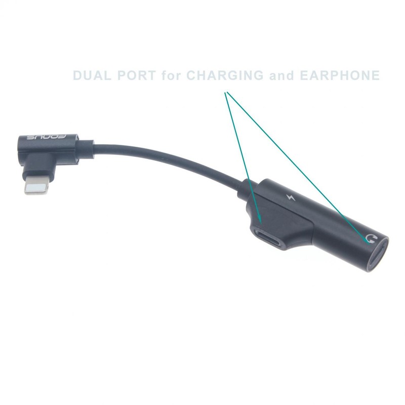 HEADPHONE ADAPTER EARPHONE JACK CHARGER PORT SPLITTER MIC for PHONES & TABLETS gallery