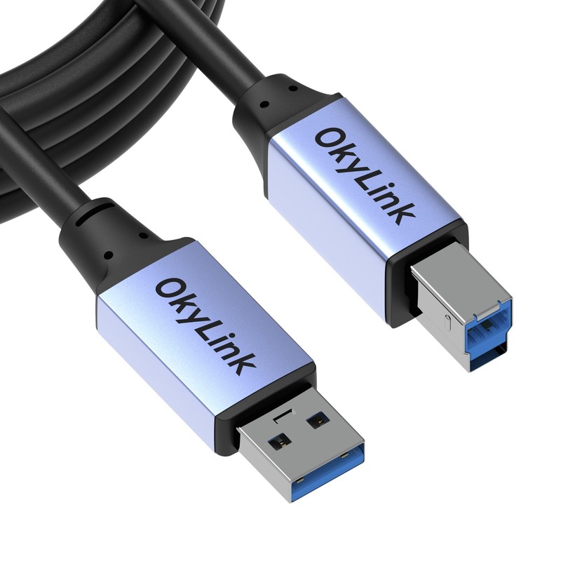 10ft/3M USB 3.0/3.2 Gen 1 Printer Cable A Male To B 5Gbps Aluminum Shell