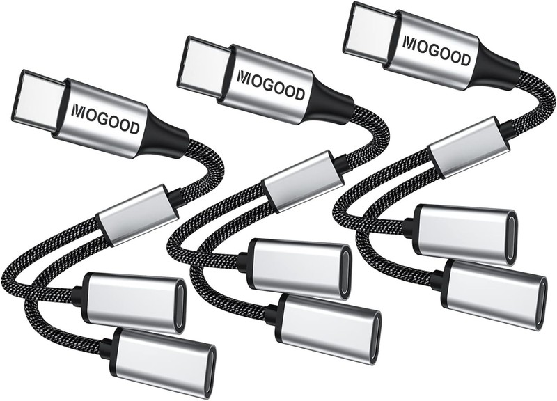 Versatile Dual USB C Splitter Adapter for Seamless Device Connectivity gallery