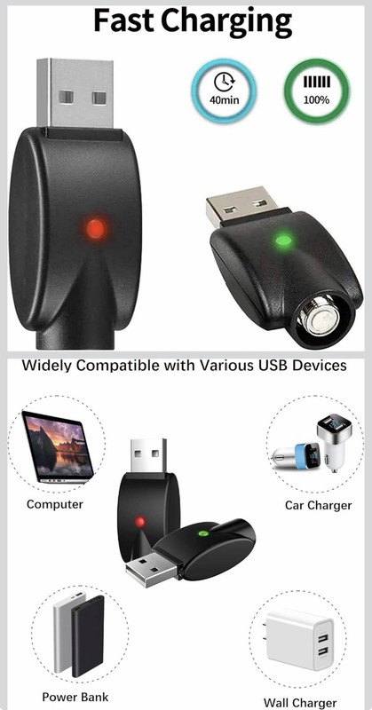 3 PCS Universal USB Thread Cable, Smart Charger with LED Indicator, Intellige... gallery