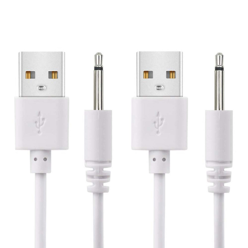 2 Pack 2.7Ft Replacement DC Charging Cable, USB to DC 2.5Mm Fast Charger Cord Ad gallery