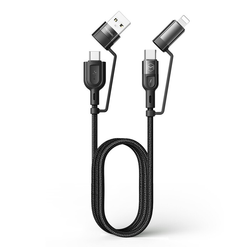 Multi 4in1 60W Cable USB C/USB Charger Cord For iPhone 17 16 Samsung S26 S25 S24 gallery