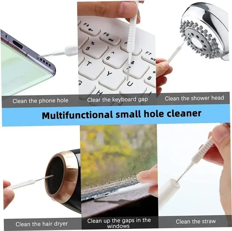 Mobile Phone Cleaning Kit Dust Plug Charging Port Brush for iPhone Samsung gallery