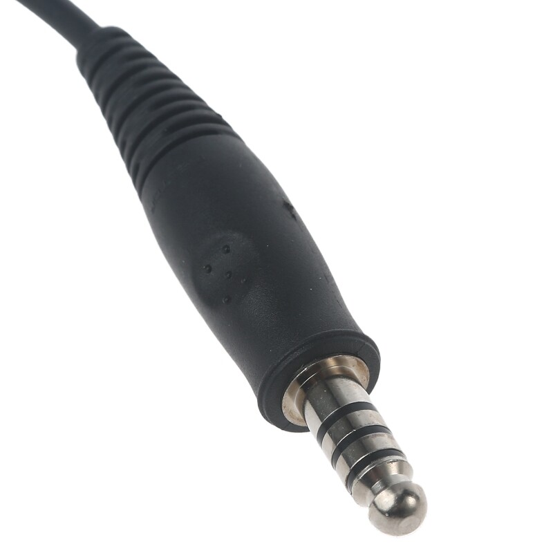 Aviation Headset Aux Cable U174 Plug to Mini XLR5 Jack Adapter Easy to Use gallery