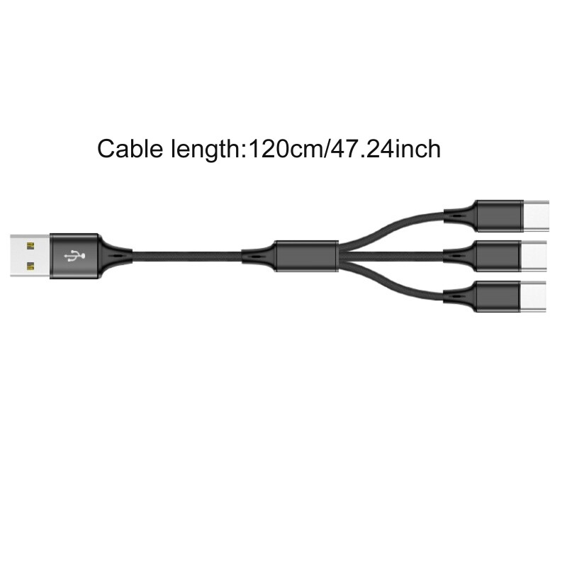 Multi Charging Cable Multi USB Cable Nylon Braided 3/4/5 in 1 Multiple gallery