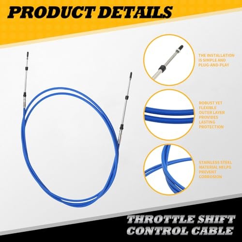 3300/33C Marine Throttle Shift Remote Control Box Cable for Outboard Engine Boat gallery