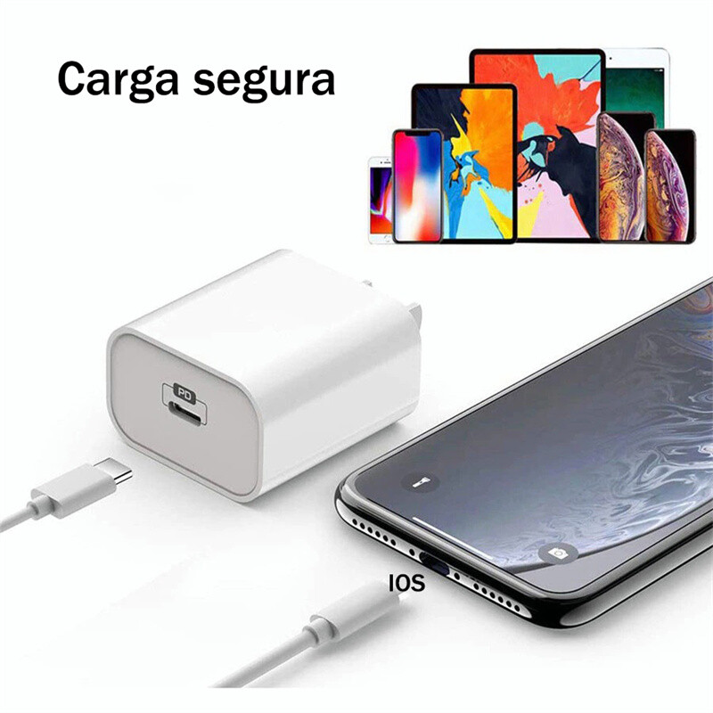 20W PD USB-C Fast Wall Charger Type-C Cable For LG Premier Pro Plus L455DL gallery