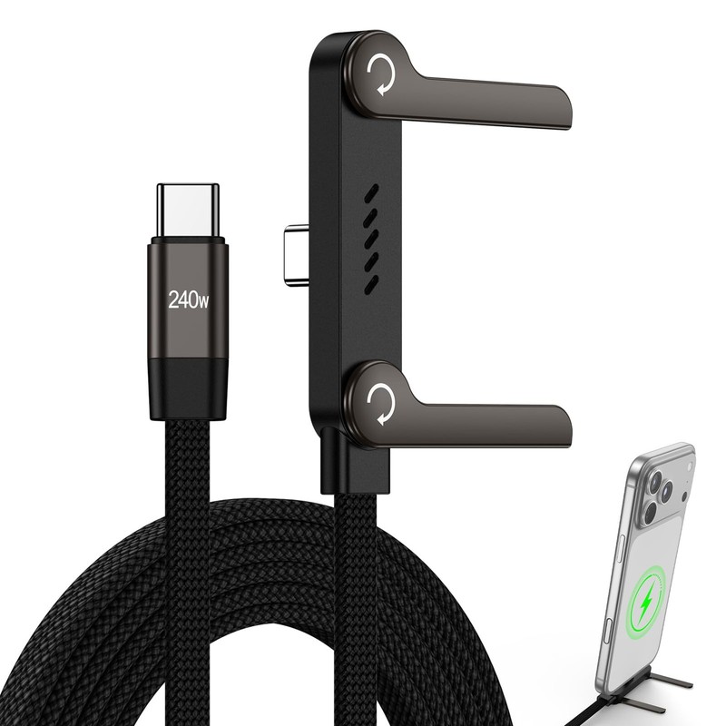 2 Pack 10ft USB C Cable Fast Charging Braided 240W Type C Phone Charger Cord