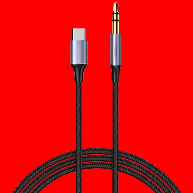 High Efficiency Type-C to 3.5mm Audio Headphone Car Jack Cable For HTC U Paly