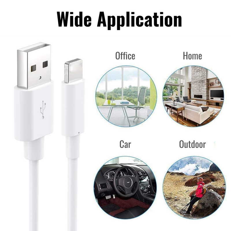 USB Charger Cable 3FT/6FT Cord For Apple iPhone 7 8 X XR SE 11 12 13 14 Pro Max gallery
