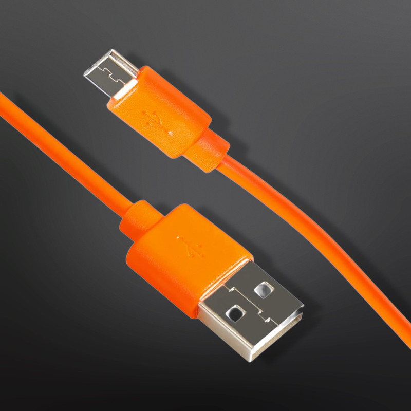 Fast Charging Replacement Cable 3.3ft for Ring Doorbell Pro/Plus Camera Orange
