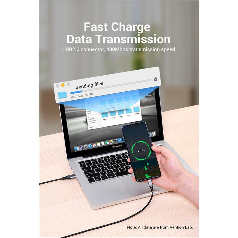 USB Type C Cable 3A Fast Charging USB-A to C Charge Braided Cord Charger Lead gallery