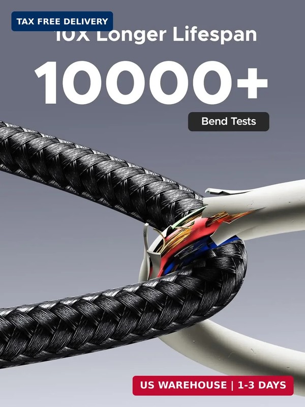 UGREEN USB-C to USB-C 240W Fast Charging Cable with Digital Display for Real-Tim gallery
