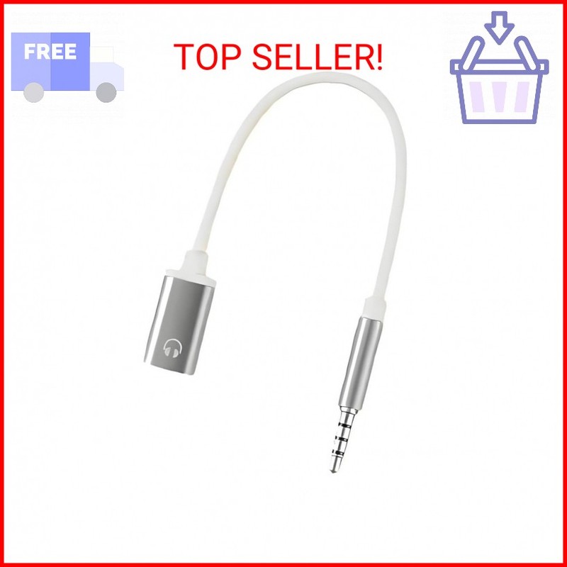 3.5mm Male to USB C Female Audio Adapter, Zenarao Only Analog Audio Aux Jack Cab