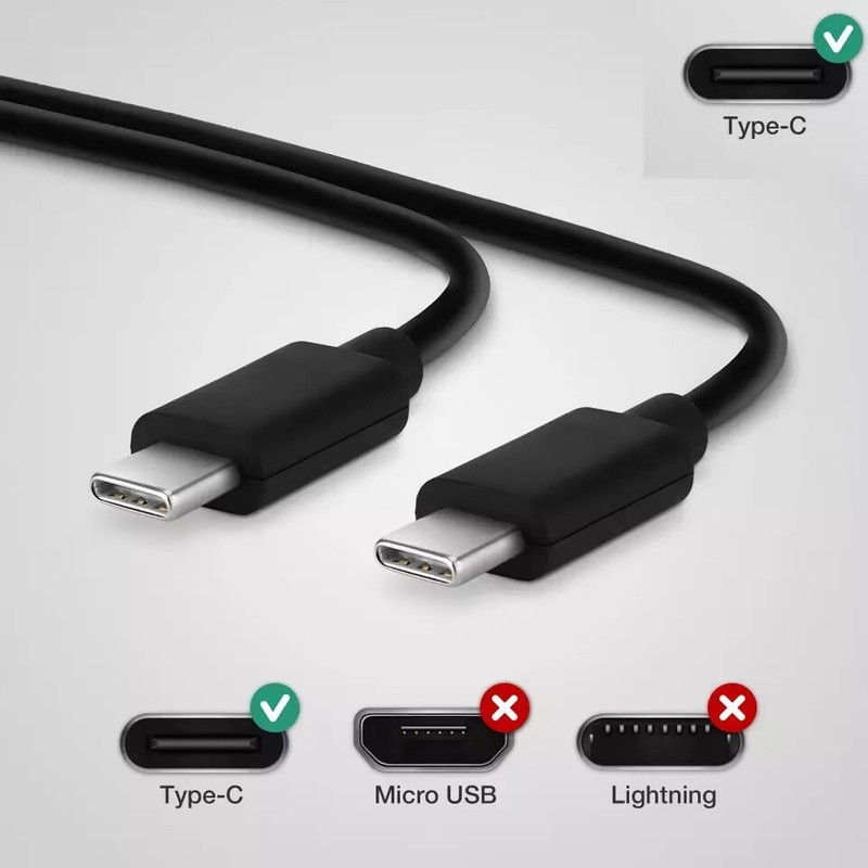 USB C to USB C Cable Type C Fast Charging Cable for Samsung Galaxy S23 S22 S21 gallery