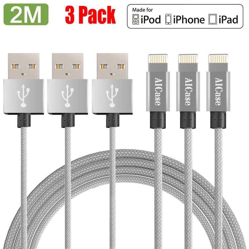 3pcs USB A To iPhone Charging Cable Fast Charger For iPhone 14 13 12 11 Pro Max