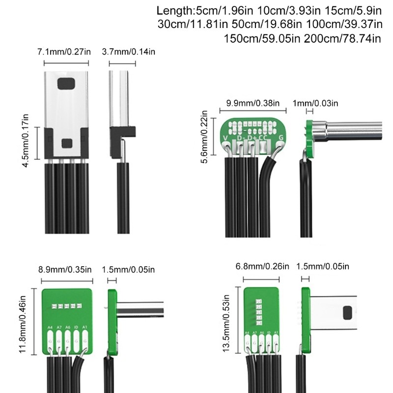 Silicone Cable Angled Type C to USB Cable for Easy Connection in Small Area gallery